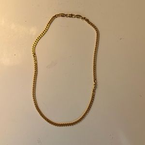 Gold Filled Curb Chain Necklace